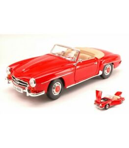 【送料無料】ホビー　模型車　車　レーシングカー メルセデスmercedes 190 sl 1955 red 118