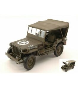 【送料無料】ホビー　模型車　車　レーシングカー ジープマットオリーブjeep willys us army closed matt olive 118
