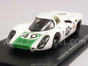 【送料無料】ホビー　模型車　車　レーシングカー ポルシェセブリングヘルマンスパークporsche 907 winner sebring 1968 hermann siffert 143 spark s4161