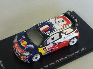 送料無料 業余 型紙銀輪 車 レーシングカー スパークシトロエンラリーフランスspark S3324 Citroen Ds3 Wrc N2 Vainqueur Rallye France 11 Ogier 143 La Consoude Au Jardin Fr