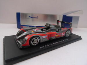 【送料無料】ホビー　模型車　車　レーシングカー スパークアウディコレスルマンspark s2564 audi r10 tdi kolles le mans 2010 n14 143