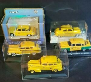 【送料無料】ホビー　模型車　車　レーシングカー ジョブロットタクシータクシーアラヤjob lot 5 x yellow cab taxi 143 solido rextoys ertle alaya
