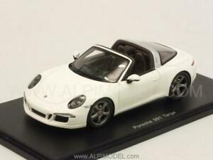 【送料無料】ホビー　模型車　車　レーシングカー ポルシェタルガホワイトスパークporsche 991 targa 2015 white 143 spark s4933