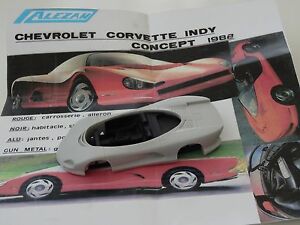 【送料無料】ホビー 模型車 車 レーシングカー モデルシボレーコルベットインディalezan models 143 chevrolet corvette indy concept 1988
