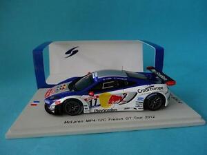 【送料無料】ホビー　模型車　車　レーシングカー マクラーレン＃レッドブルローブグアテマラツアースパークmclaren mp4 12c 17 rouge bull loeb gt tour s 2012 143 neuf spark sf067