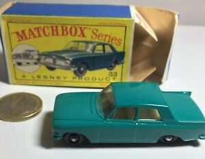 【送料無料】ホビー 模型車 車 レーシングカー マッチ#フォードゼファーオリジナルボックスmatchbox lesney 33 ford zephyr 6, original box, between 60s70s