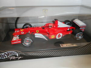 【送料無料】ホビー　模型車　車　レーシングカー ホットホイールフェラーリシューマッハ＃hw54626 by hot wheels ferrari f2002 m schumacher 1 118