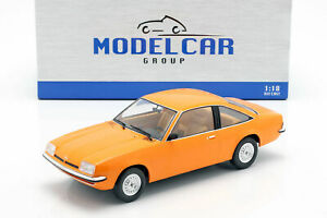 【送料無料】ホビー　模型車　車　レーシングカー オレンジカラースケールモデルvoiture modele groupeopel manta b couleur orange echelle 118