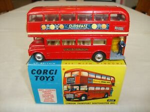 【送料無料】ホビー　模型車　車　レーシングカー コーギーロンドンバスオリジナルボックスオンcorgi 468 london transport routemaster bus outspan excellent dans boite dorigine