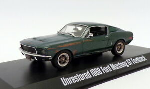 【送料無料】ホビー　模型車　車　レーシングカー スケールフォードムスタングスティーブマックィーンgreenlight 143 scale 86437 unrestored 1968 ford mustang gt steve mcqueen
