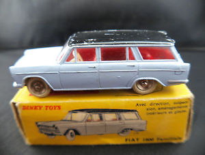 【送料無料】ホビー　模型車　車　レーシングカー ボックスフィアットファミリーdinky toys f 548 fiat 1800 familiale en boite