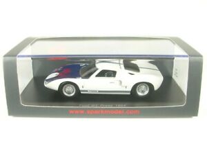 【送料無料】ホビー　模型車　車　レーシングカー フォードプレスford gt presse blancbleu 1964 143
