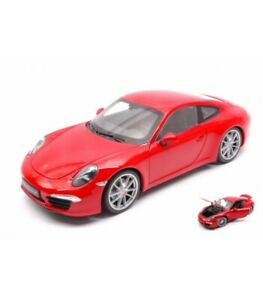 【送料無料】ホビー　模型車　車　レーシングカー ポルシェカレラporsche 911 991 carrera s red 118