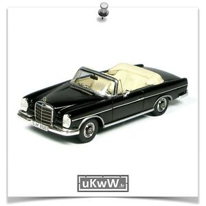 【送料無料】ホビー　模型車　車　レーシングカー スパークメルセデスカブリオレブラックspark 143 mercedes 300 se cabriolet 1963 noir