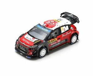 【送料無料】ホビー　模型車　車　レーシングカー citroen c3 wrc sebastien loebwinner rallye catalunya 2018 s5973｜hokushin