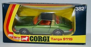 【送料無料】ホビー 模型車 車 レーシングカー ビンテージポルシェタルガvintage corgi porsche targa 911 s whizzwheels no382