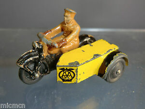 【送料無料】ホビー　模型車　車　レーシングカー ビンテージモデルパトロールオートバイvintage dinky toys modele 44b aa moto patrouille