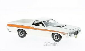 【送料無料】ホビー　模型車　車　レーシングカー ネォードホワイトneo 44856 ford ranchero gt blanc 1972 143