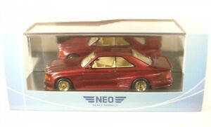 【送料無料】ホビー　模型車　車　レーシングカー メルセデスベンツスペシャルメタリックレッドカットmercedesbenz 500 sec koenig specials coupe rouge metallise 1985