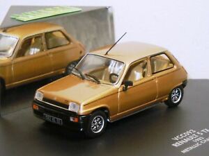【送料無料】ホビー　模型車　車　レーシングカー ワウルノーハッチゴールドwow extremement rare renault 5 tx berline 1982 gold atteint 143 vitessespark