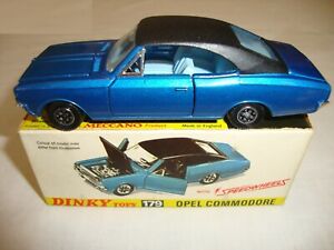 【送料無料】ホビー　模型車　車　レーシングカー オペルコモドールオリジナルボックスdinky 179 opel commodoreexcellent dans boite dorigine｜hokushin