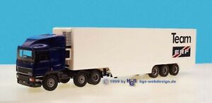 【送料無料】ホビー　模型車　車　レーシングカー トレーラーerf avec remorque frigorifique tekno 150 ref 971011