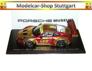 【送料無料】ホビー　模型車　車　レーシングカー ポルシェグアテマラレーシングトイレスパークマップporsche 911 gt3 r manthey racing fia gt wc 2018 spark 143 map02078120