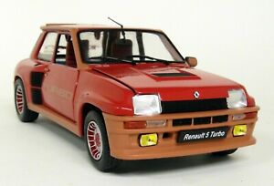 【送料無料】ホビー　模型車　車　レーシングカー スケールルノーターボダイカストモデルsolido echelle 118 renault 5 turbo 1984 red diecast voiture modele｜hokushin