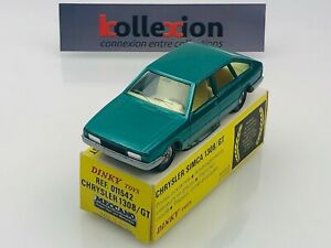 【送料無料】ホビー　模型車　車　レーシングカー クライスラーグアテマラdinkytoys 011542 chrysler simca 1308 gt 143 nb｜hokushin