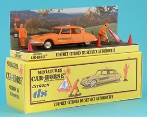 【送料無料】ホビー　模型車　車　レーシングカー ボックスシトロエンリムcret carhorse citroen ds 19 autoroutes dde jante dinky