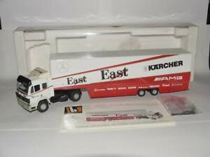 【送料無料】ホビー　模型車　車　レーシングカー トラックメルセデスチームcamion rimorchio mercedes team east karcher 143｜hokushin