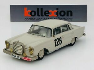 【送料無料】ホビー 模型車 車 レーシングカー モデルメルセデスモンテカルロラリーdm model mercedes 220se n128 usine 1er rallye montecarlo 1960 143