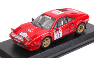 【送料無料】ホビー　模型車　車　レーシングカー ミニチュアラリースケールベストモデルフェラーリツアーminiature voiture rally echelle 143 best model ferrari 308 gtb n17 16th tour｜hokushin