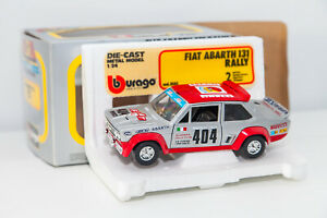 【送料無料】ホビー　模型車　車　レーシングカー フィアットアバルトラリータラburago fiat abarth 131 rally cod 0145｜hokushin
