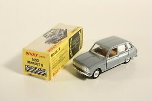 【送料無料】ホビー　模型車　車　レーシングカー ルノーボックスdinky toys 1453, renault 6, comme neuf in box ab2190