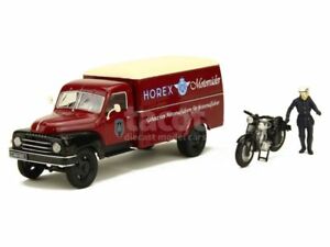【送料無料】ホビー　模型車　車　レーシングカー モデルボックスヴァンschuco hanomag l28 box van horex 143