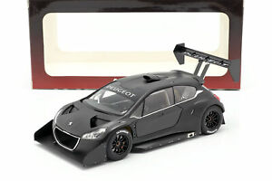 【送料無料】ホビー　模型車　車　レーシングカー プジョーボディパイクスピークシンプルバージョンpeugeot 208 t16 pikes peak simple version du corps 2013 noir 118 autoart｜hokushin