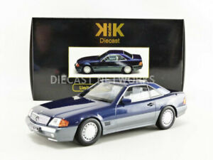 【送料無料】ホビー　模型車　車　レーシングカー スケールモデルメルセデスkk scale models 118 mercedes 500 sl r129 1993 180373bl｜hokushin