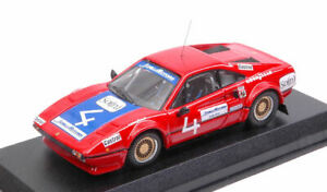【送料無料】ホビー　模型車　車　レーシングカー ミニチュアスケールベストモデルフェラーリカットminiature voiture echelle 143 best model ferrari 308 gtb coupe n4 59th