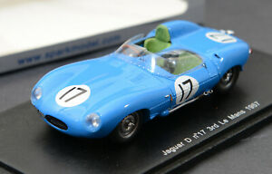 【送料無料】ホビー　模型車　車　レーシングカー スパークジャガー＃ルマンspark s2119 143 jaguar dtype no 17 3rd le mans 1957bleucret｜hokushin