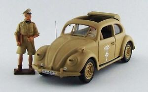 【送料無料】ホビー　模型車　車　レーシングカー リォルクスワーゲンアフリカロンメルドライバーrio volkswagen maggiolino africa korps figurine rommel et conducteur 1941 143