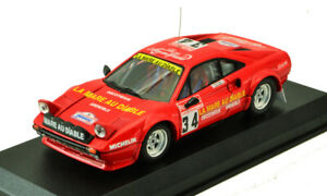 【送料無料】ホビー　模型車　車　レーシングカー ミニチュアラリースケールベストモデルフェラーリツアーminiature voiture rally echelle 143 best model ferrari 308 gtb gr4 n34 tour