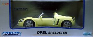 【送料無料】ホビー　模型車　車　レーシングカー オペルwelly 2511w opel speedster 118