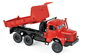 【送料無料】ホビー　模型車　車　レーシングカー バケットレッドnorev 690012 berliet gbc 8 6x6 benne 1958 red 143