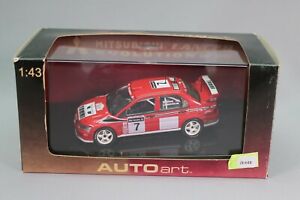 【送料無料】ホビー 模型車 車 レーシングカー ランサーエボ#ze448 autoart 143 mitsubishi lancer evo vii wrc 2001 7 ref 60151 nb|hokushin