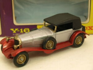 【送料無料】ホビー　模型車　車　レーシングカー マッチメルセデスカットmatchbox yesteryear y16 mercedes ss coupe, numero 1 rare｜hokushin