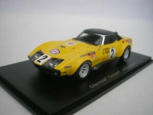 【送料無料】ホビー　模型車　車　レーシングカー シボレーコルベット＃ルマンスパークchevrolet corvette 2 lemans 1970 hgreder 143 spark s2949 neuf｜hokushin