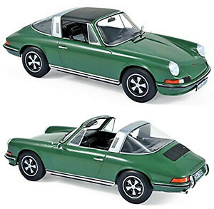 【送料無料】ホビー　模型車　車　レーシングカー ポルシェタルガグリーンporsche 911 s 2,4 targa 1973 vert 118 norev 187632｜hokushin