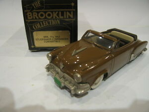 【送料無料】ホビー　模型車　車　レーシングカー 143 brooklin 17 studebaker commander convertible 1952｜hokushin
