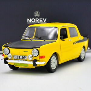 【送料無料】ホビー　模型車　車　レーシングカー ラリーモデルコレクション118 norev simca 1000 rallye 2 srt alloy car model yellow collection｜hokushin